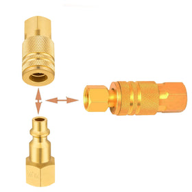 Milosline 1/4 inch NPT female air connector ensures reliable air flow.