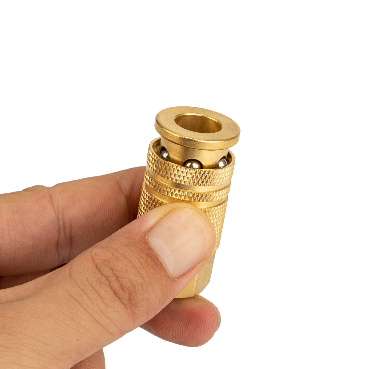 Milosline brass air coupler set includes 10 pieces for versatile setups.