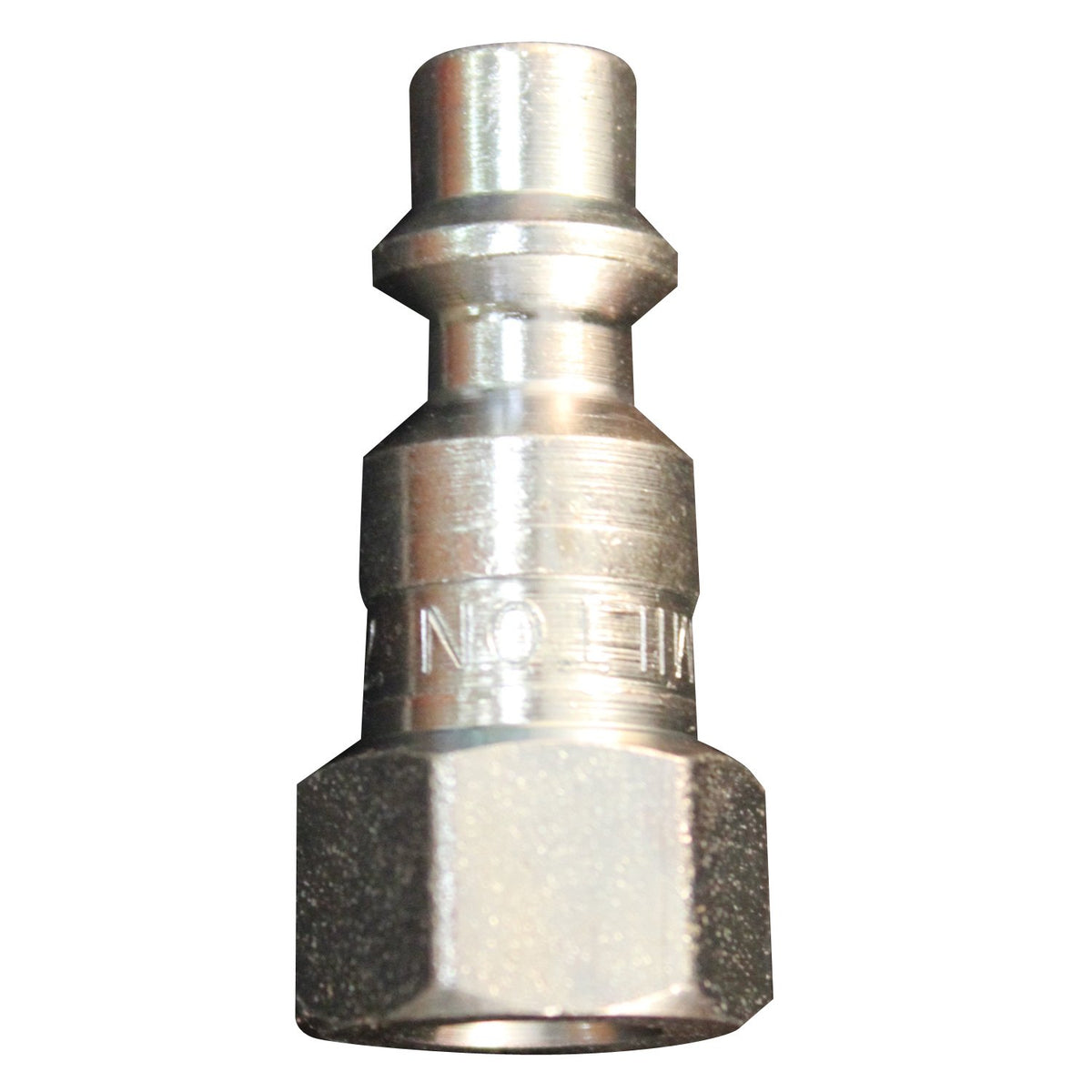 Milton 731 M Style recapper plug, silver, durable steel for high-pressure valve recapping
