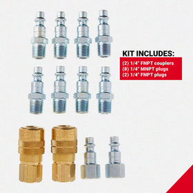 Milton S-210 Kwik-Change coupler close-up highlighting quick-connect design.