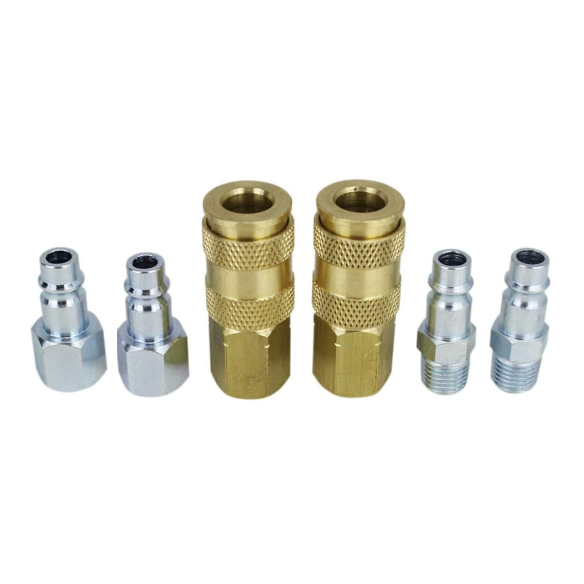 Milton S-217 V-style coupler kit main view for high-flow pneumatic connections