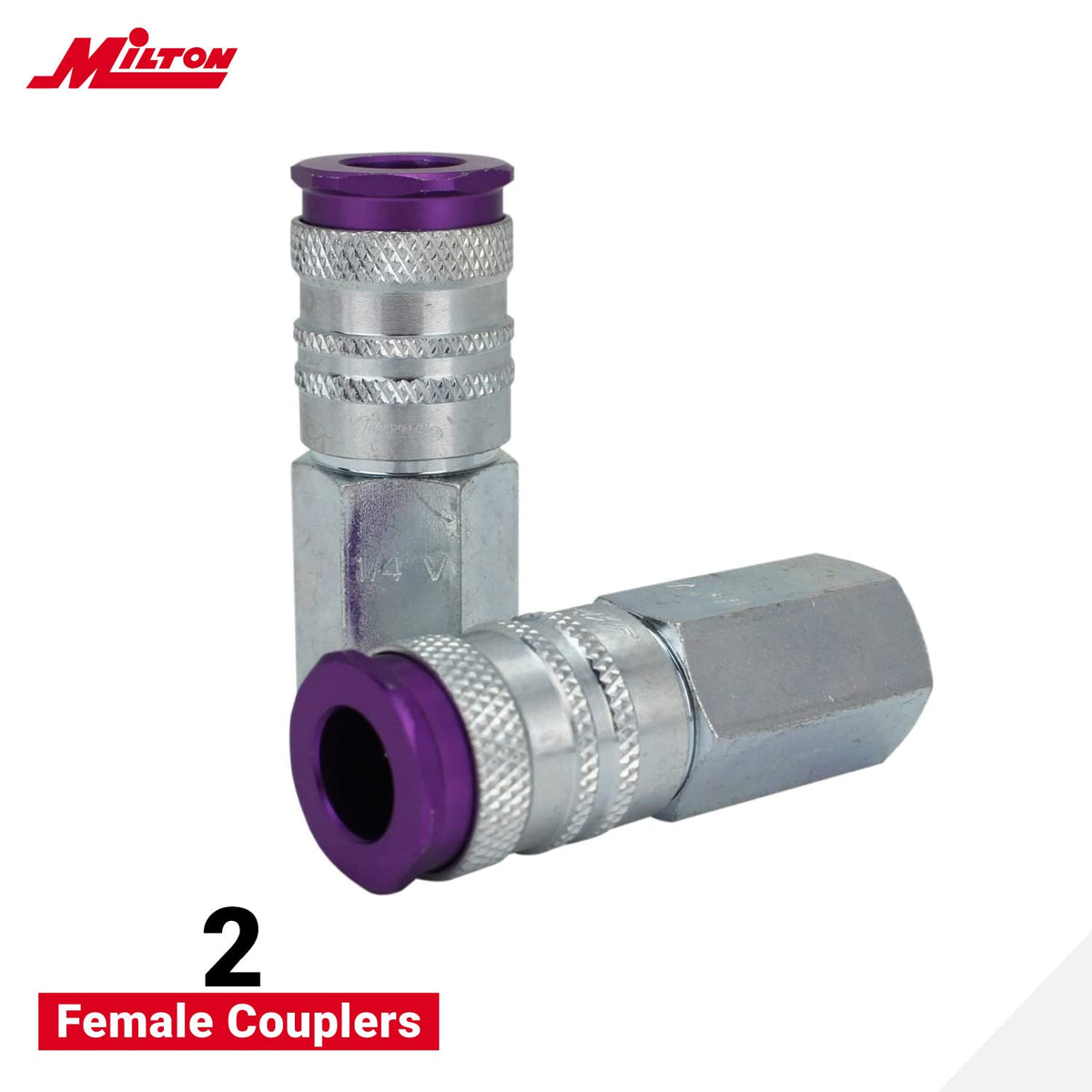 Milton S-314VKIT purple anodized parts resist scratches and rust for durability.