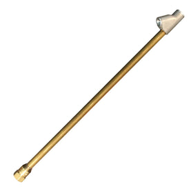 Milton straight-foot dual-head air chuck with extended reach for inner dual tires.