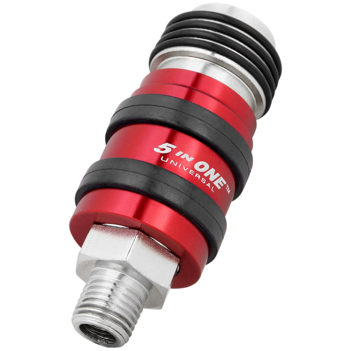 Milton universal coupler demonstrates interchange compatibility.