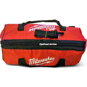 Milwaukee 22-inch heavy-duty canvas bag on-site portability for easy tool carrying.