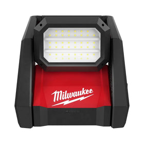Milwaukee 2366-20 Rover dual power flood light for versatile jobsite illumination.