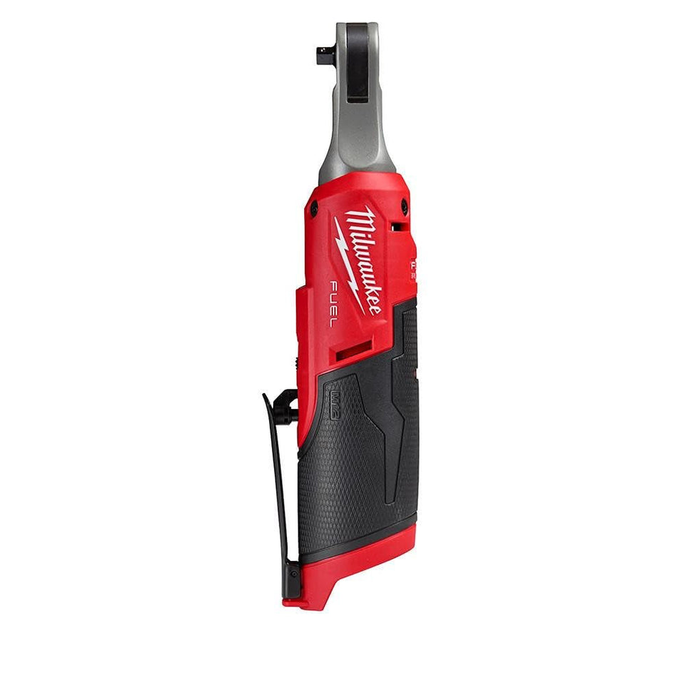 Milwaukee 2566-20 high-speed ratchet with 1/4 in drive for fast fastening in tight spaces