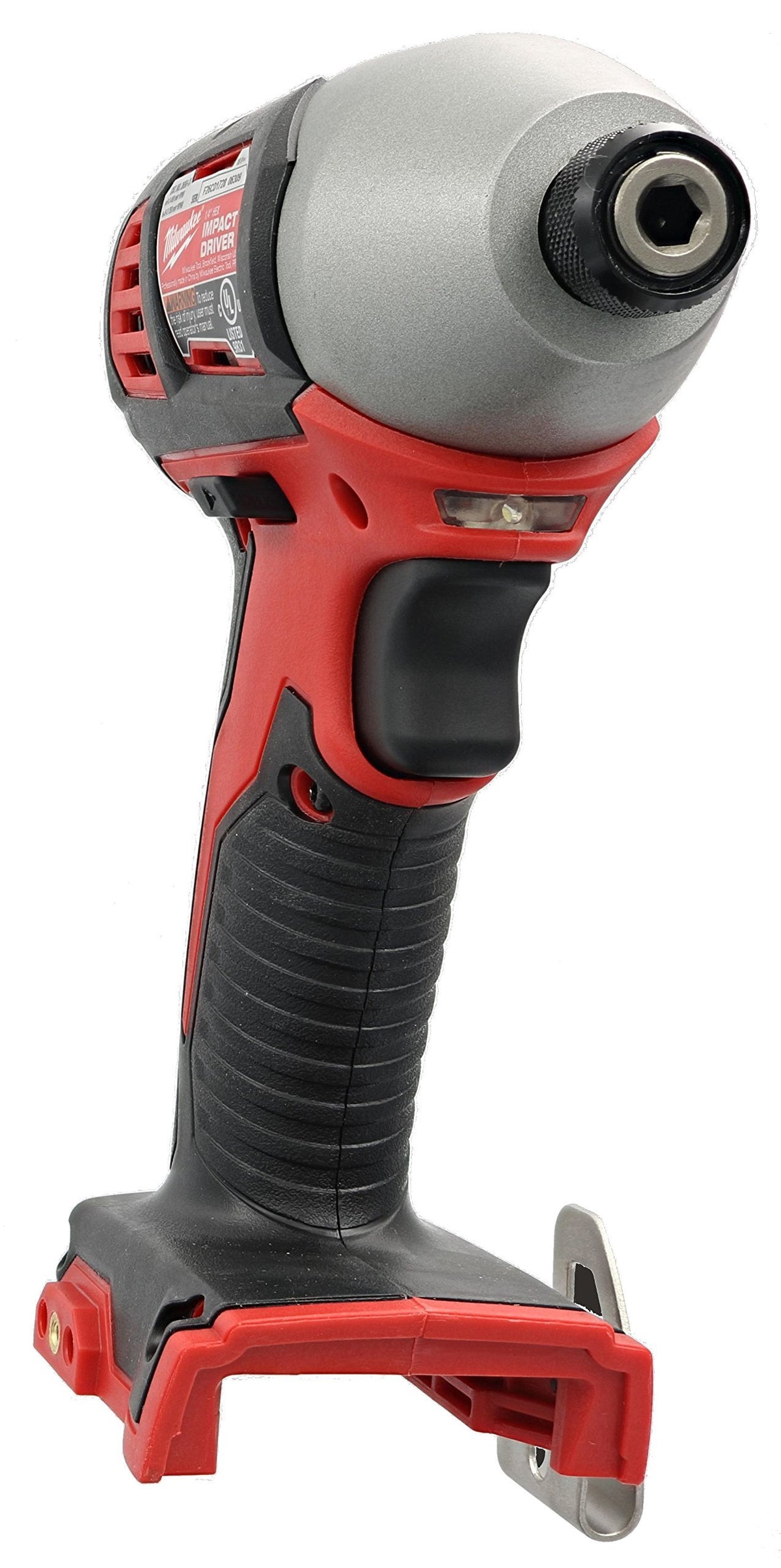 Milwaukee 2656-20 bare tool in action driving deck screws with ease