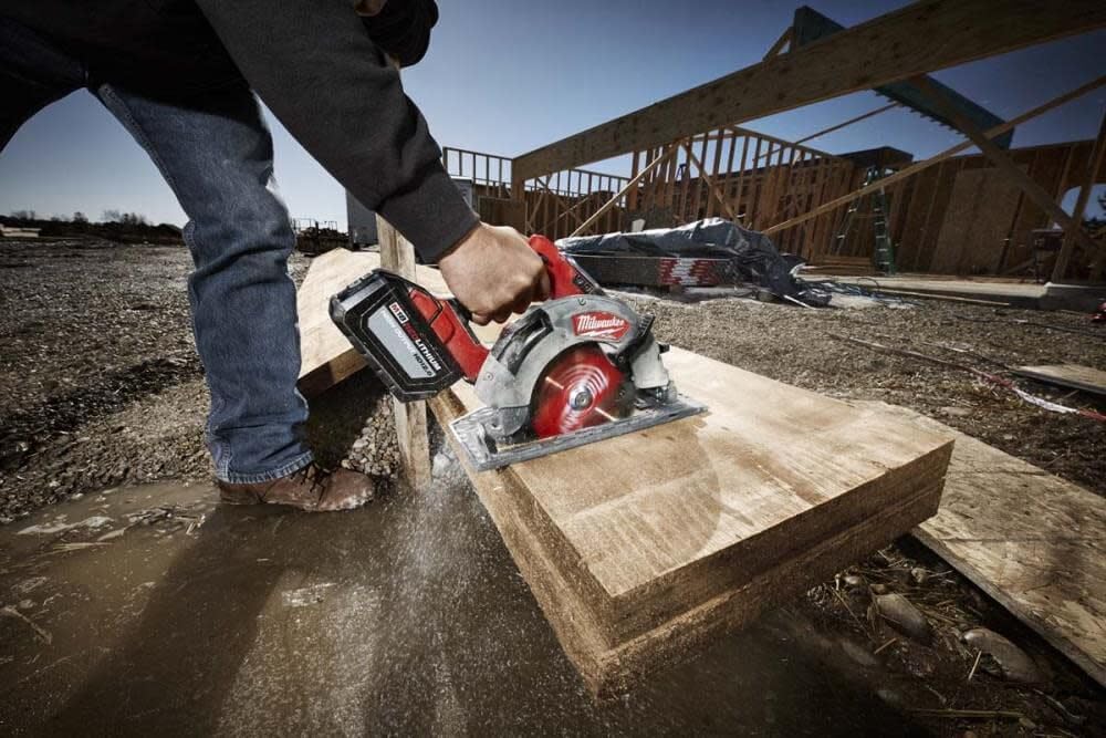 Milwaukee 2732-20 magnesium shoe and guards boost durability without extra weight