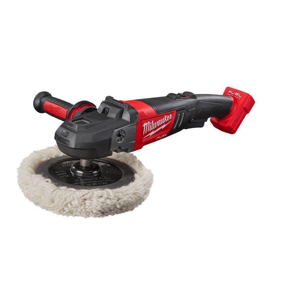Milwaukee 2738-20 polisher battery not included reminder for cordless flexibility.