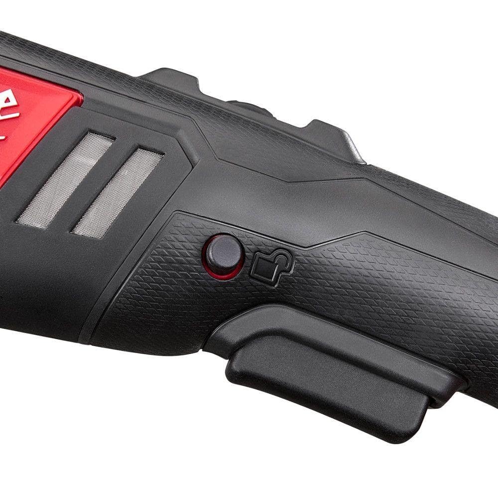 Milwaukee 2738-20 polisher variable speed control enables precise finishing.