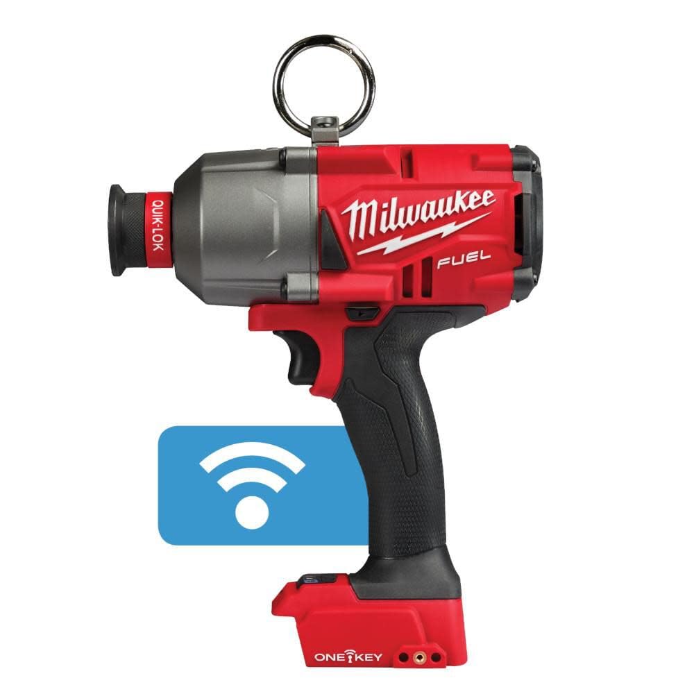 Milwaukee 2865-20 FUEL front view, compact high-torque wrench for demanding fasteners.