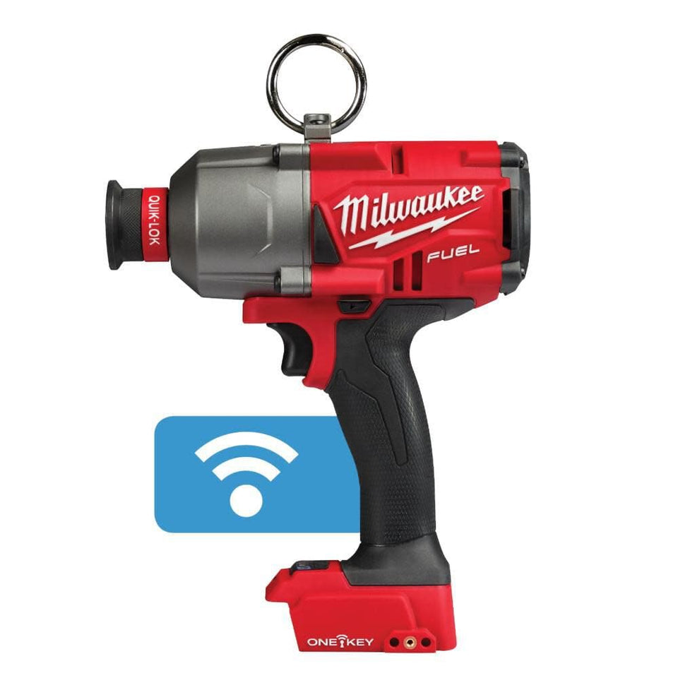 Milwaukee 2865-20 FUEL front view, compact high-torque wrench for demanding fasteners.