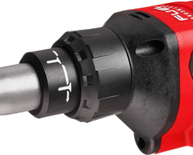 Milwaukee 2866-20 LED foot light illuminates dark work areas during screw driving