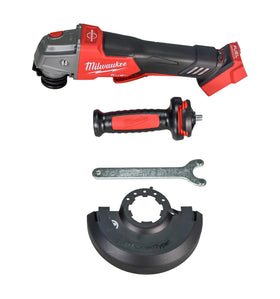 Milwaukee 2888-20 grinder body showing compact cordless design for overhead use