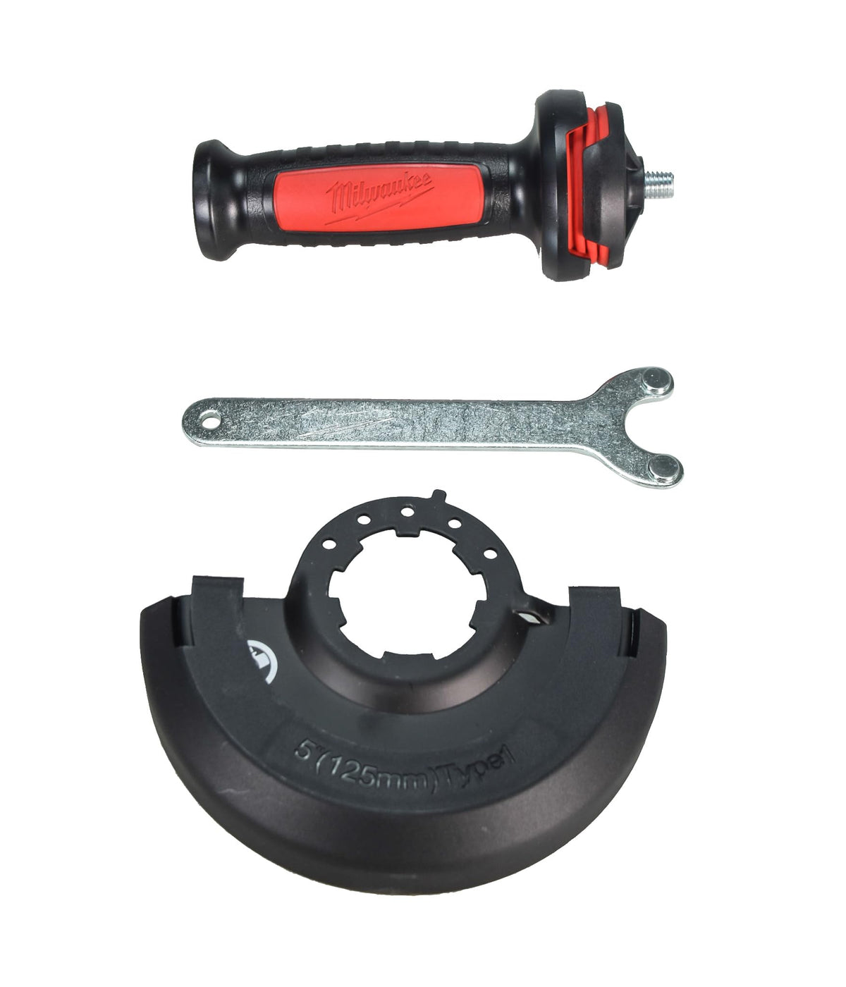 Milwaukee 2888-20 in use on metal with controlled grinding performance