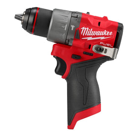 Milwaukee 3404-20 drill front view demonstrates compact power for tight spaces.