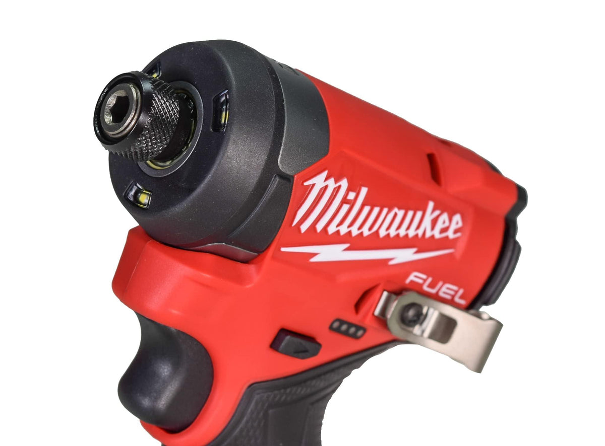 Milwaukee 3453-20 hex impact driver delivers 3600 RPM in mode 3 for fast projects.