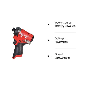 Milwaukee 3453-20 four mode drive control supports quick self tapping screws.