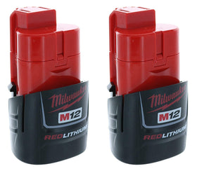 Milwaukee 48-11-2411 M12 RedLithium 2-Pack battery origin US manufacturing.