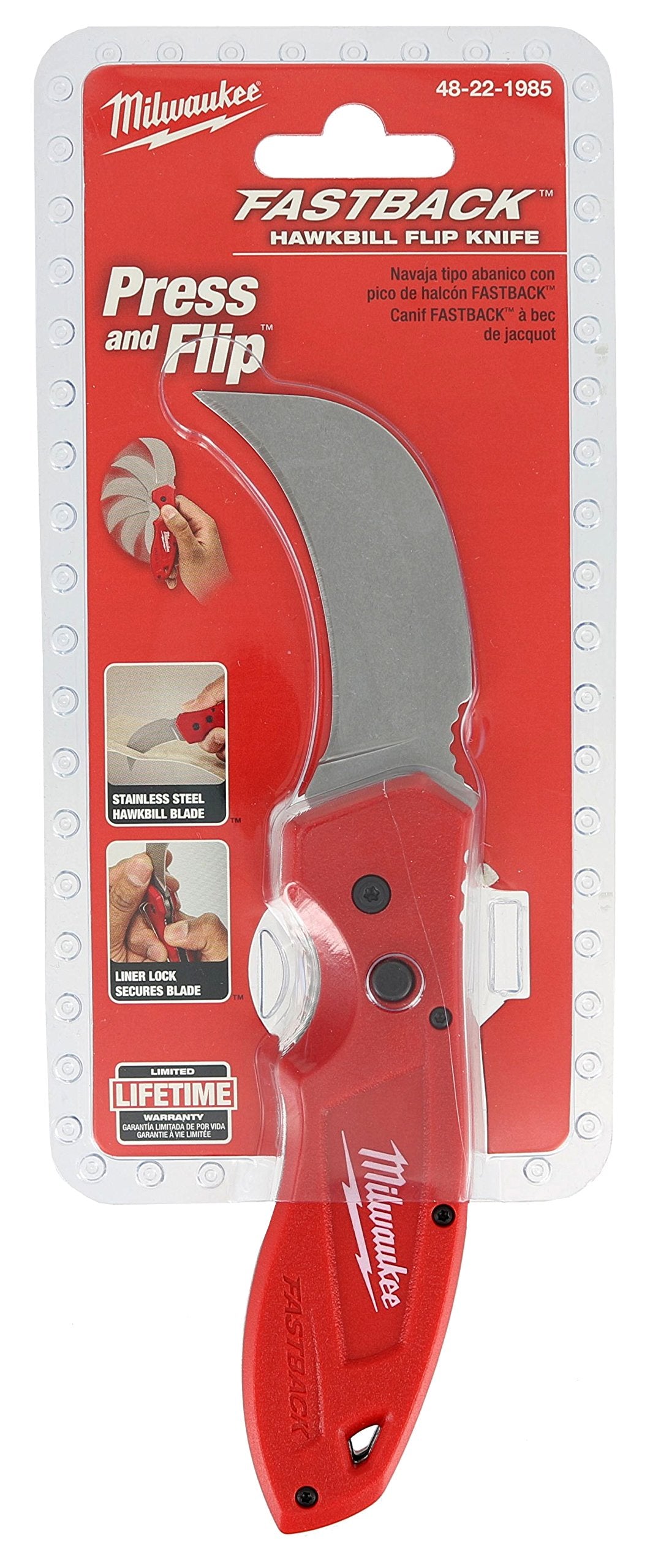 Milwaukee 48-22-1985 compact build fits in tight spaces