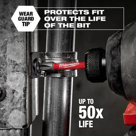Milwaukee thin-wall sockets with radius corners help reduce stripping.