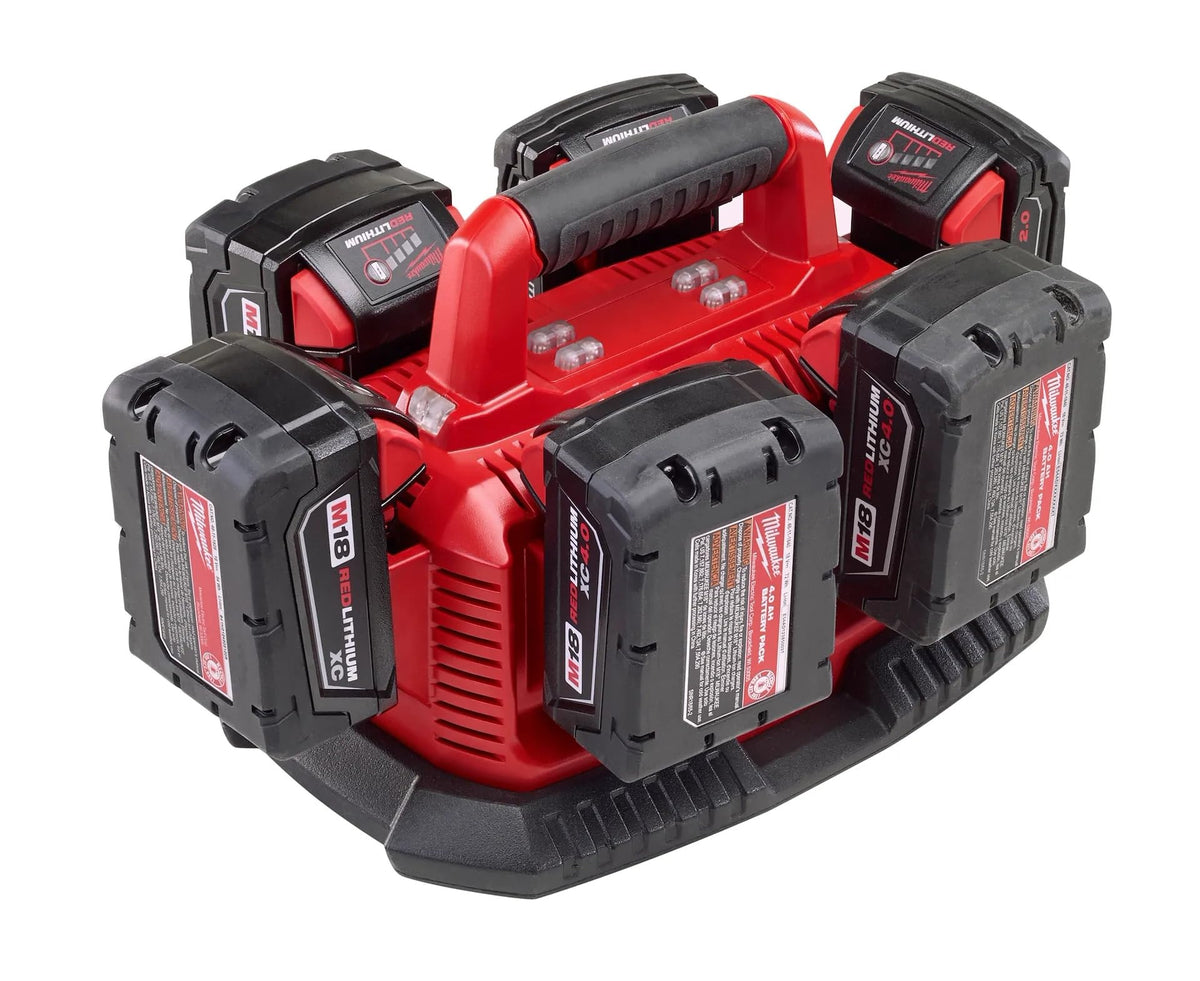 Milwaukee 48-59-1806 top view highlights easy handling and reliable battery cycling.