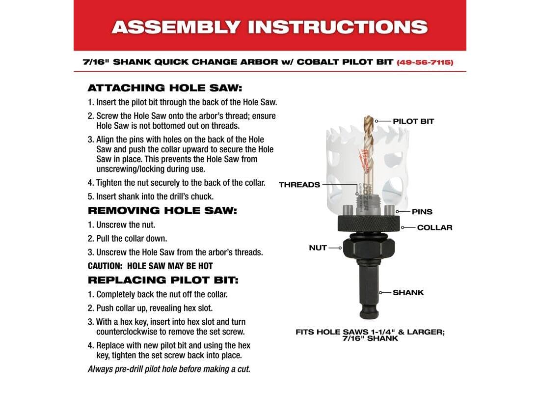 Milwaukee 49-22-4025 general purpose hole dozer kit for versatile projects
