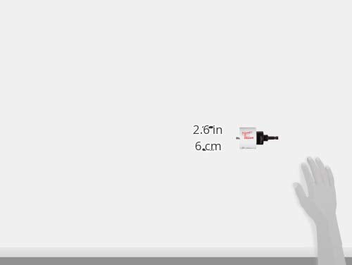 Milwaukee 49-22-4025 quick-release arbor feature shown for easy tool changes