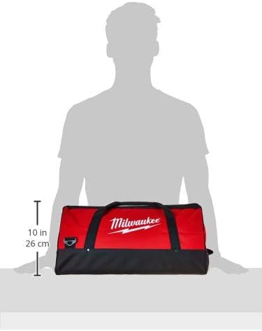 Milwaukee 902033036 canvas tool bag interior pockets organize tools during transit