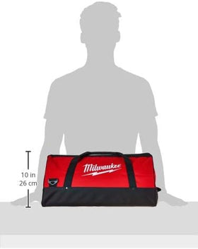 Milwaukee 902033036 canvas tool bag interior pockets organize tools during transit