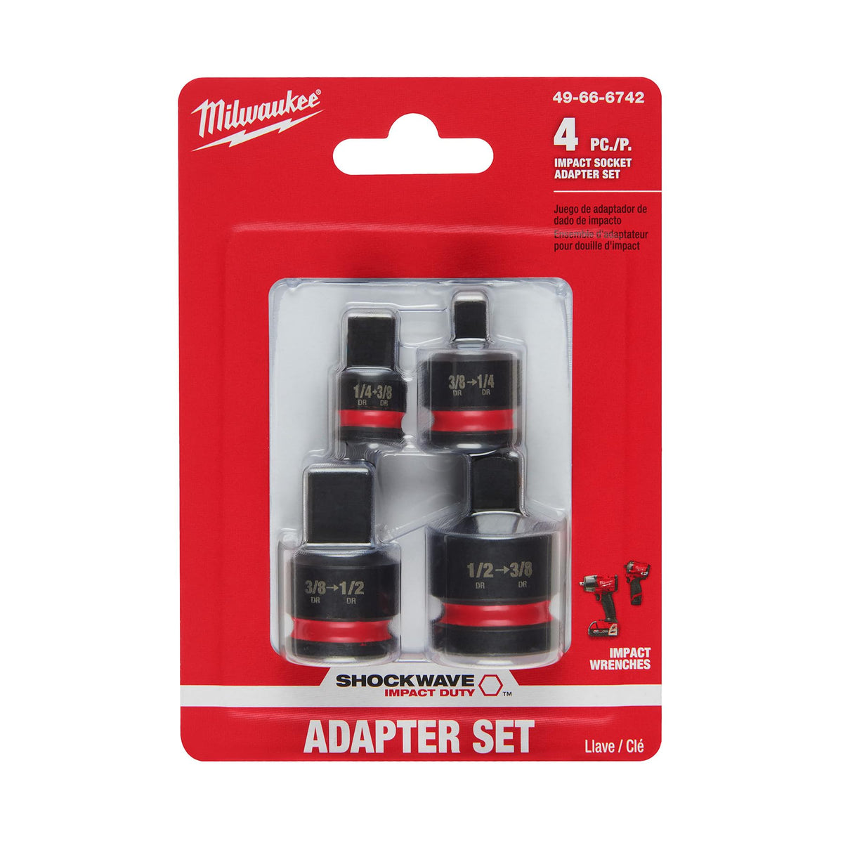 Durable Milwaukee adapter components ready for heavy-duty fastening tasks