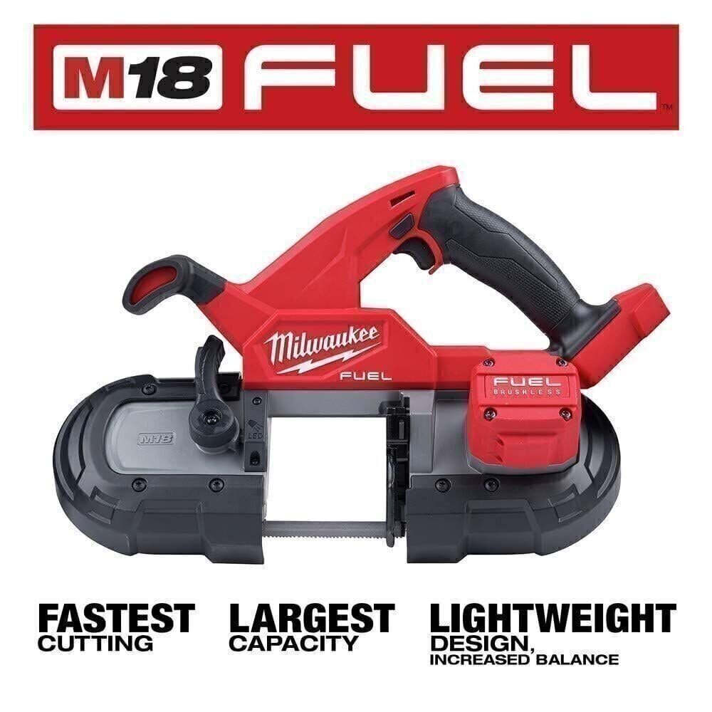 Milwaukee Band Saw with brushless motor delivers fast, efficient cuts for tough materials.
