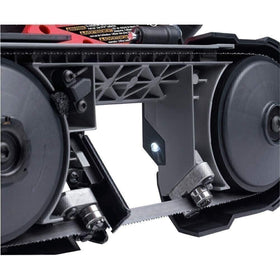 Milwaukee Band Saw's lighter design reduces fatigue during extended use.