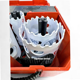 Milwaukee Bi-metal cobalt blades resist wear for long-lasting cuts.