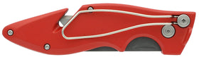 Milwaukee Fastback with belt clip and lanyard hole for secure carry.