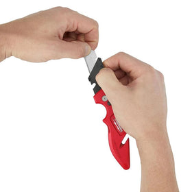 Milwaukee Fastback features onboard wire stripping for on-site tasks.