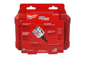 Milwaukee Hole Dozer 2-1-2-in blade covers versatile project needs