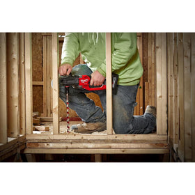 Milwaukee HOLE HAWG brushless drill showcased for robust cordless performance.