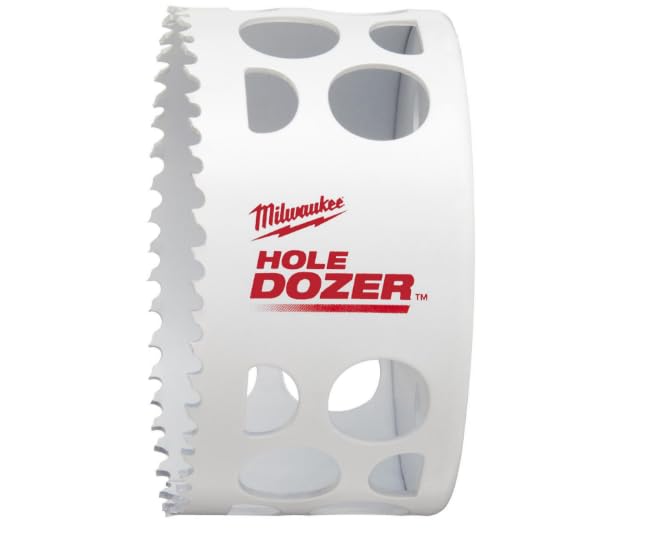 Milwaukee hole saw bi-metal 3-3-4-in for versatile cutting in metal, wood, and plastics