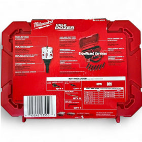 Milwaukee Hole Dozer rip guard teeth enable fast, clean cuts.