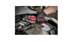 Milwaukee M12 FUEL 3/8 ratchet ideal for tight-space tasks.