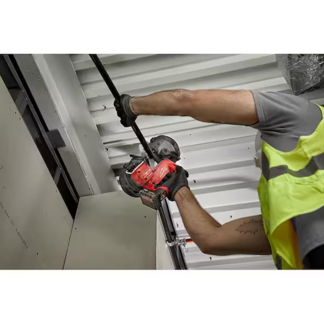 Milwaukee M12 FUEL 2.5 inch throat depth enables compact cuts.