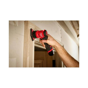Milwaukee M12 Fuel Orbital Detail Sander weighs 1.3 lbs for easy handling.