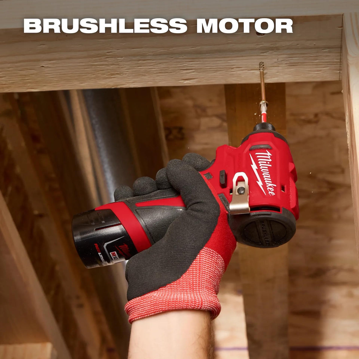 Milwaukee M12 Subcompact reaches 3000 RPM for fast driving.