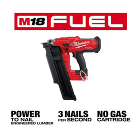 Milwaukee M18 FUEL framing nailer extended magazine reduces reloads and downtime