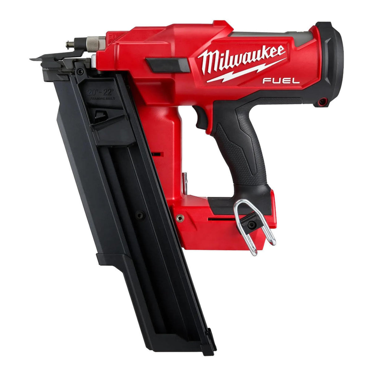 Milwaukee M18 FUEL framing nailer on a worksite boosts framing speed