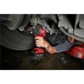 Milwaukee M18 FUEL automotive kit laid out for an efficient workflow.