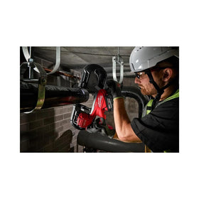 Quick blade change on the Milwaukee M18 FUEL Deep Cut Band Saw for fast setup