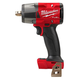 Milwaukee M18 FUEL half-inch mid-torque wrench front view for tight spaces